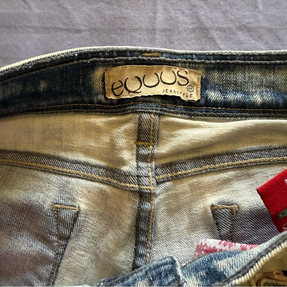 Equus Jeanstyle Women’s Y2K Light Wash Bootcut Jeans Size 8 - Picture 5 of 11